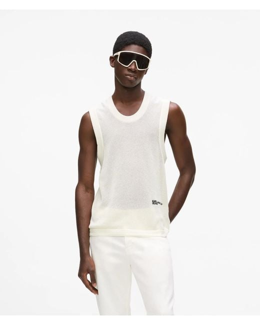 KL Jeans Natural Knit Tank Top for men