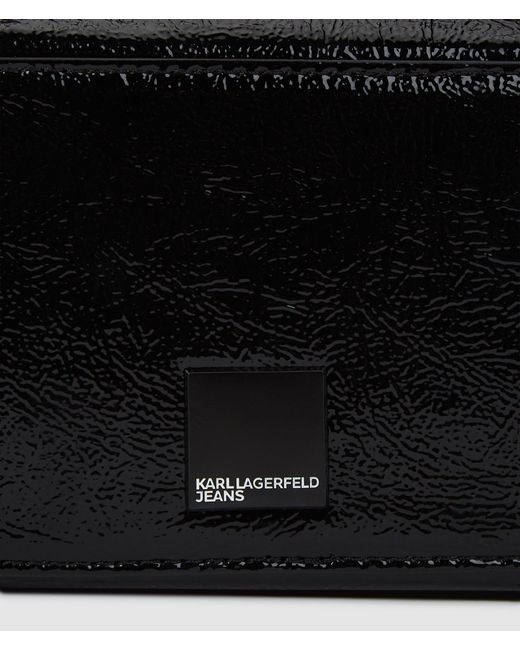 KL Jeans Black Mini Crossbody Bag