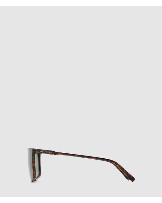 Karl Lagerfeld Gray Navigator Sunglasses for men