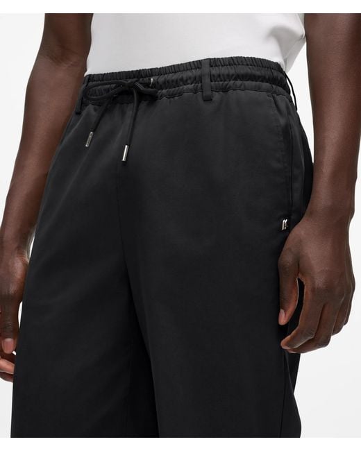Karl Lagerfeld White Drawcord Pants for men