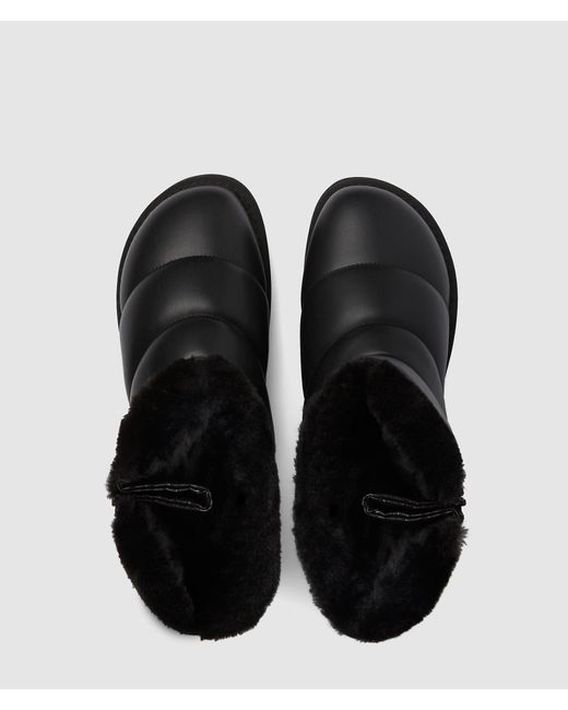 Bottes Rembourrées Mi-Mollet Thermo, Femme, Taille Karl Lagerfeld en coloris Black