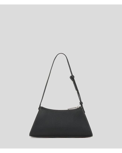 KL Jeans Black Metal Logo Small Shoulder Bag