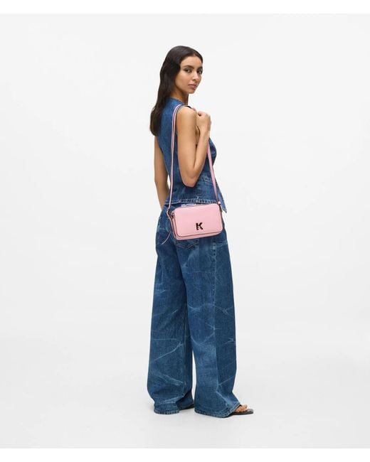 KL Jeans Pink Twin Strap Camera Bag