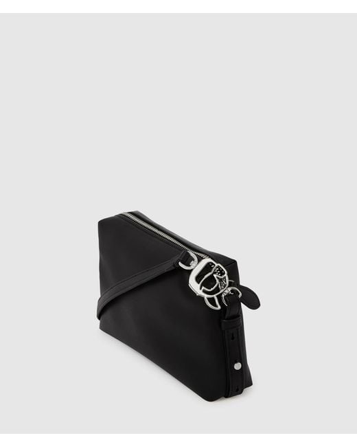 Karl Lagerfeld Black Ikon Smooth Camera Bag