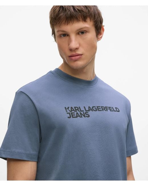 KL Jeans Blue Logo T-Shirt for men