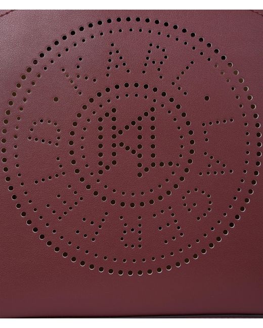 Karl Lagerfeld Purple K/Circle Kleine Tote-Bag Mit Lochmuster, Damen, Größe