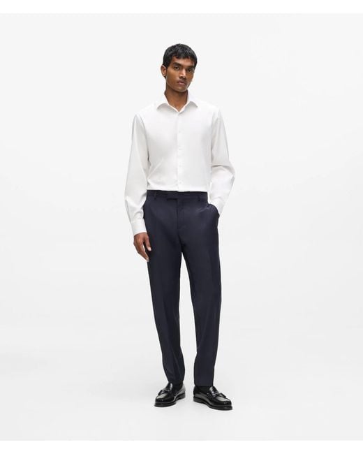 Karl Lagerfeld Blue Slim-Fit Pants for men