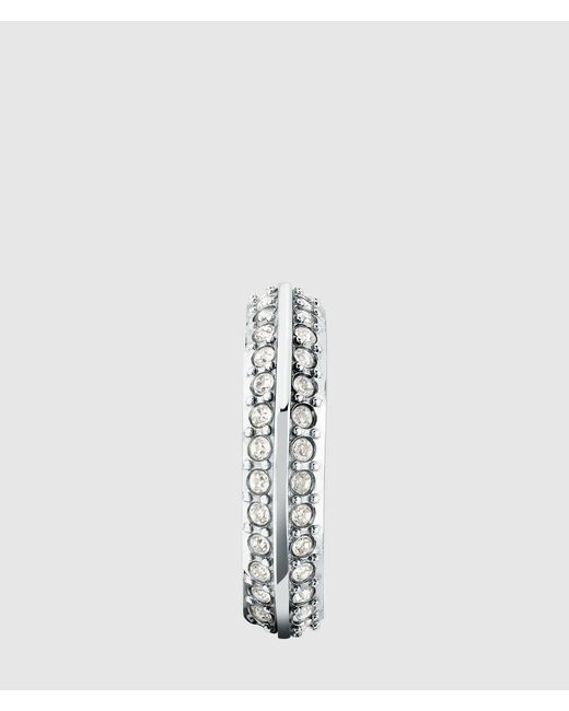 Karl Lagerfeld White Crystal Ring