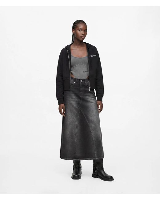 KL Jeans Black Milano Zip-Up Hoodie