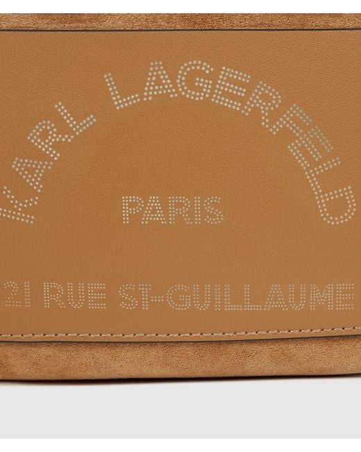 KARL LAGERFELD K/Daily Mini Suede Tote Bag | Lyst UK