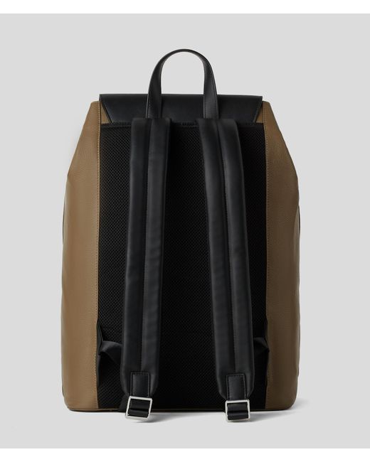 Karl Lagerfeld Brown K/summer Pebble Backpack for men