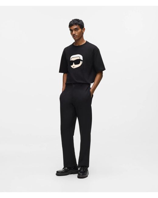 Karl Lagerfeld Black Ikon Karl Bold Graphic T-Shirt for men