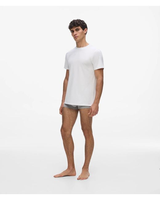 Karl Lagerfeld White Logo T-Shirt – 2-Pack for men