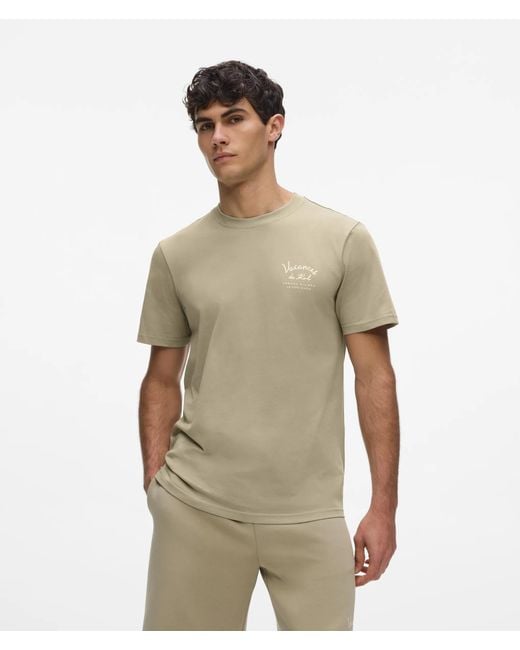Karl Lagerfeld Green Vacances De Karl Loungewear T-Shirt for men