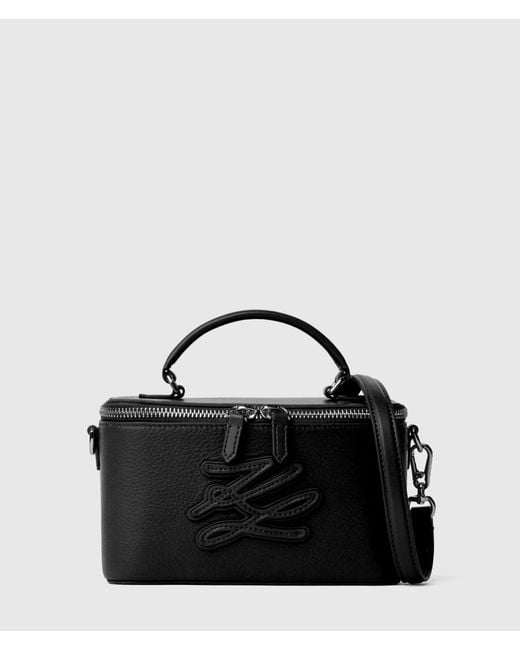 Karl Lagerfeld Blue K/Autograph Vanity Crossbody Bag
