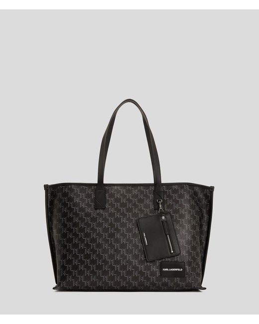 Karl Lagerfeld Black K/voyage Tote Bag