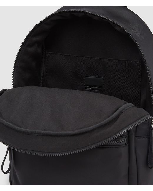 KL Jeans Black Rucksack Aus Nylon Mit Logo, Herren, Größe