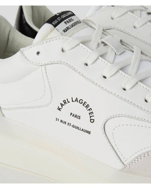 Baskets Maison Karl Karl Lagerfeld pour homme en coloris White