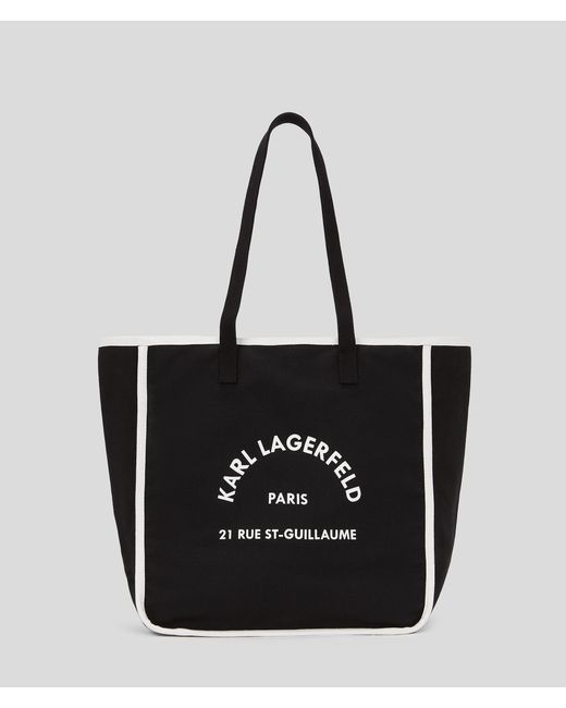 Karl Lagerfeld Black Rue St-guillaume Shopper