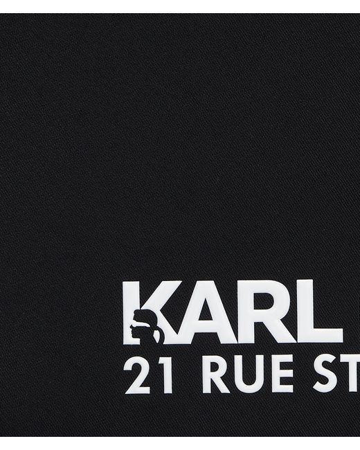 Karl Lagerfeld Black Rue St-guillaume Large Pouch for men