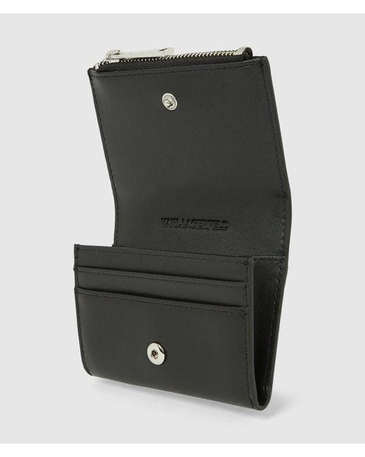 Karl Lagerfeld Black K/Signature Bifold Wallet