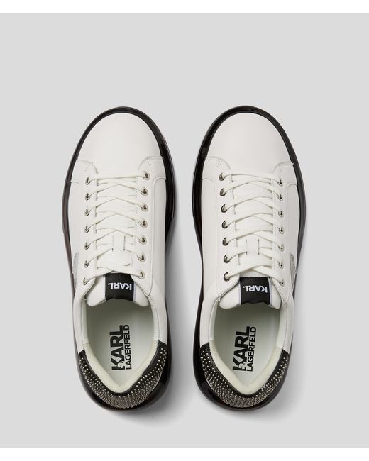 Karl Lagerfeld White Ikon Nft Kapri Kushion Sneakers for men