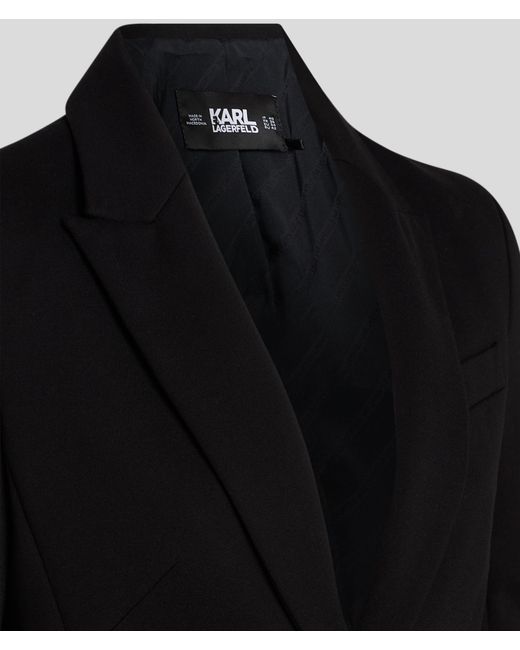 Karl Lagerfeld Black Punto Jacket