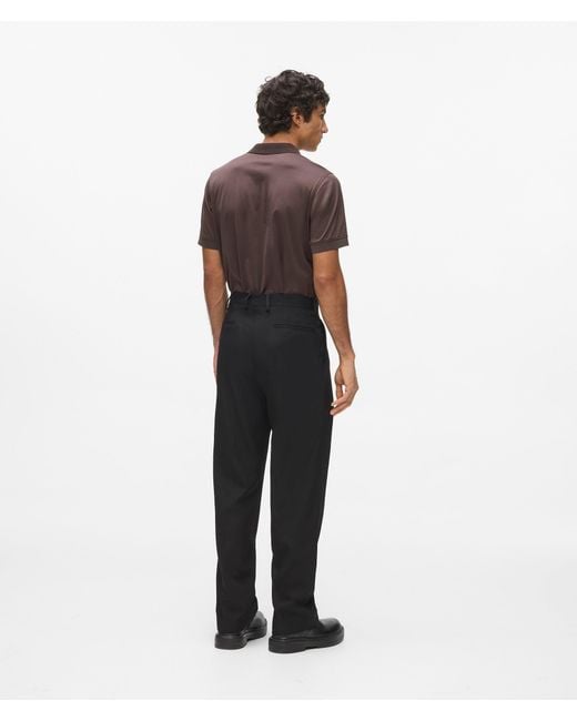 Karl Lagerfeld Black Tailored Pants for men