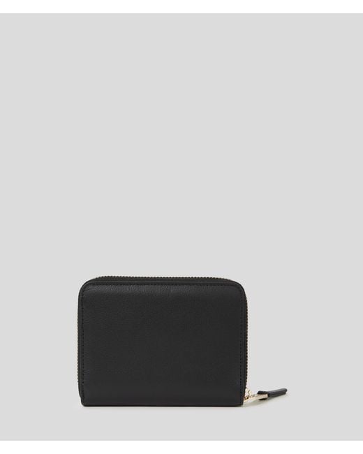 Karl Lagerfeld K/signature Medium Zip Wallet in Black Lyst UK