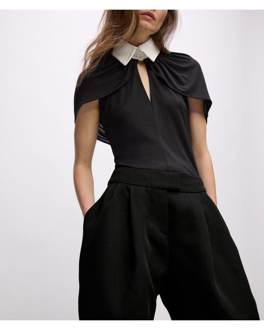 Karl Lagerfeld Black Kl Studio Voluminous Pants