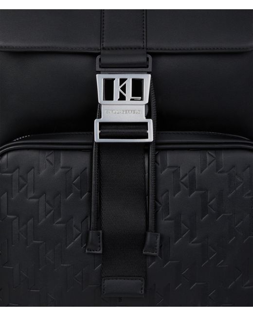 Karl Lagerfeld Black K/Traveller Backpack for men