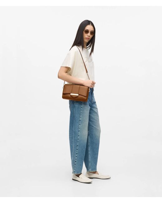 Karl Lagerfeld Brown K/Nova Medium Crossbody Bag