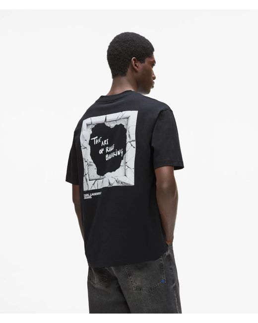 KL Jeans Black Rule Breaking T-Shirt for men