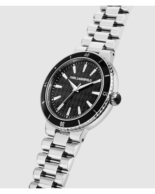 Montre Ronde Kameo, Femme, Taille Karl Lagerfeld en coloris White