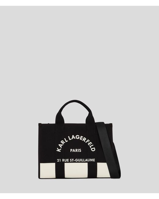 Karl Lagerfeld Black Rue St-Guillaume Medium Tote Bag