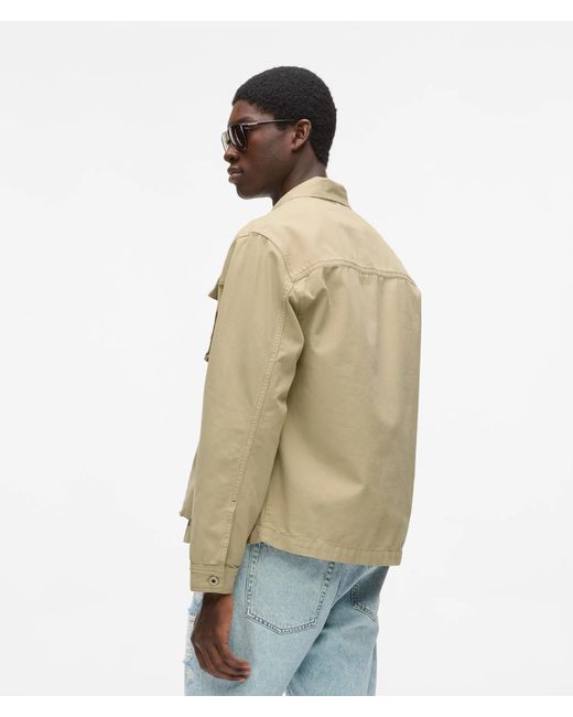 KL Jeans Natural Canvas Utility Jacket for men