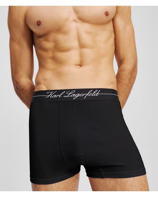 Karl Lagerfeld Green Hotel Karl Trunks – 3-Pack, Multicoloured for men
