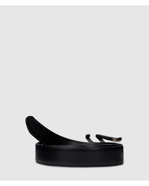 Karl Lagerfeld Black K/Signature Hip Belt