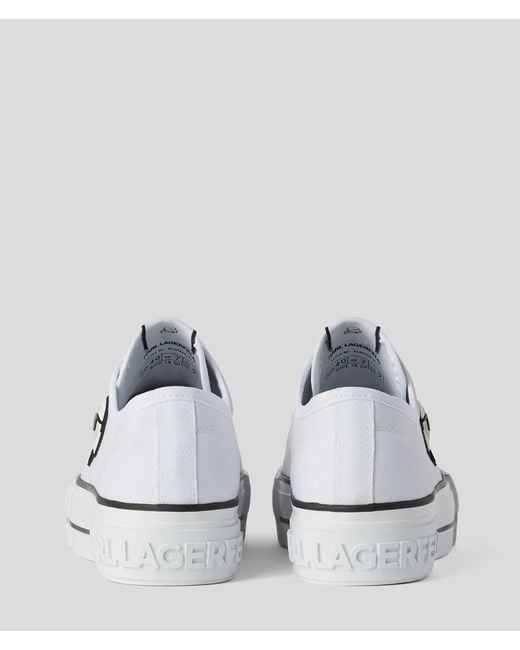 Baskets K/ikonik Kampus Max Karl Lagerfeld en coloris White