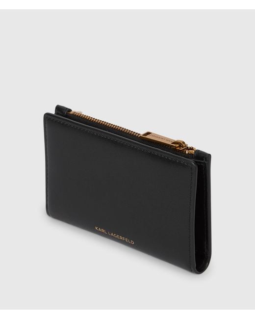 Karl Lagerfeld White K/Autograph Medium Bifold Wallet
