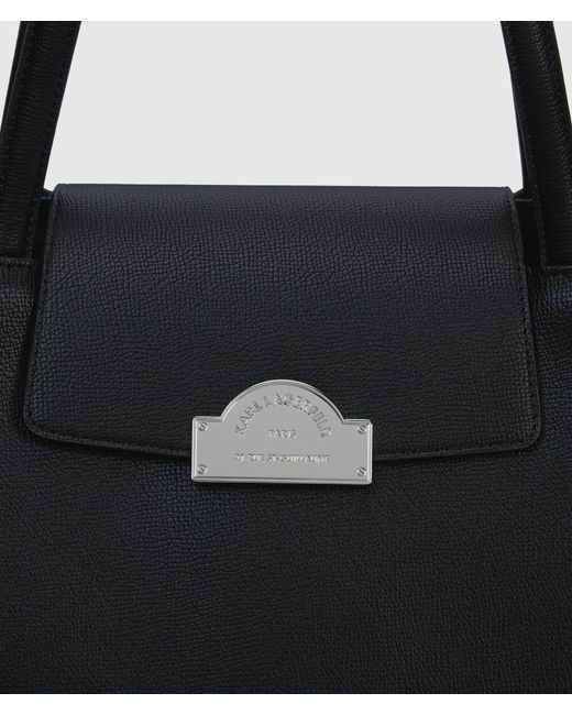 Karl Lagerfeld Black Rue St-Guillaume Metal Tote Bag