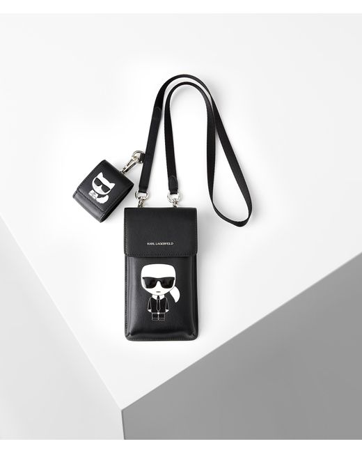 Karl Lagerfeld White K/ikonik Phone And Airpods Case