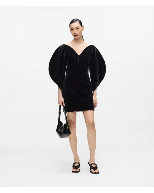 Karl Lagerfeld Black Kl Studio Cocoon Dress
