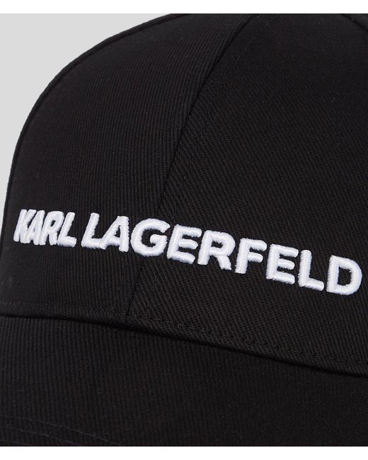Karl Lagerfeld Black K/Essential Cap for men