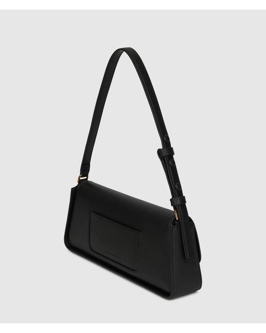 Karl Lagerfeld Black K/Signature Elongated Shoulder Bag