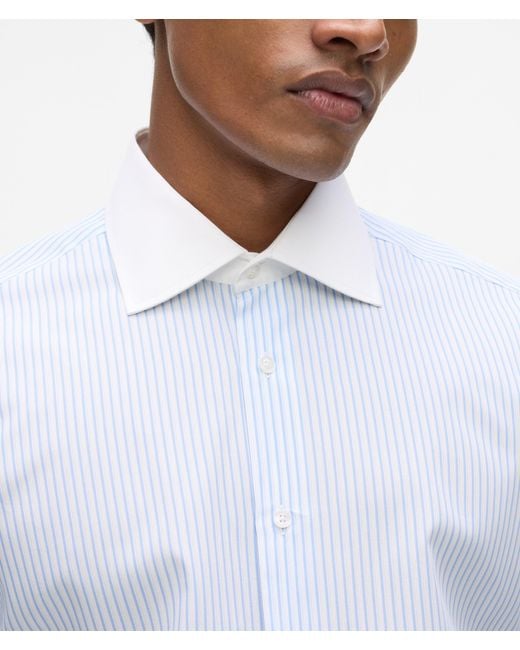 Karl Lagerfeld White Striped Shirt for men