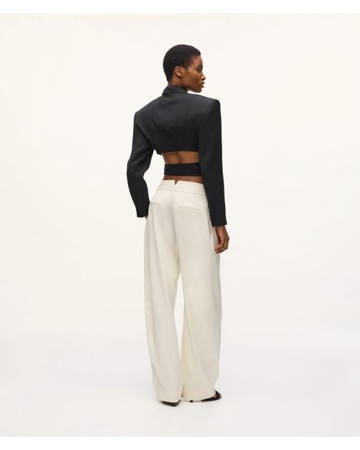 Karl Lagerfeld Natural Kl Studio Barrel-Leg Pants