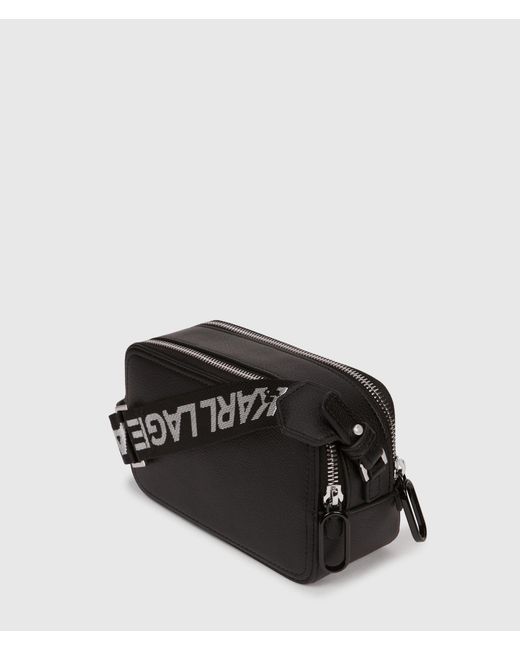 KL Jeans Black Box Logo Camera Bag