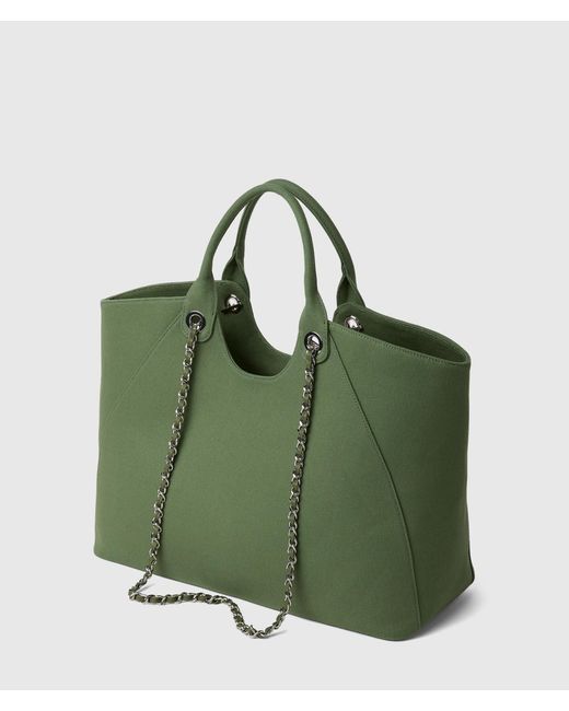 Karl Lagerfeld Green Exclusive Rue St-Guillaume Chain Shopper