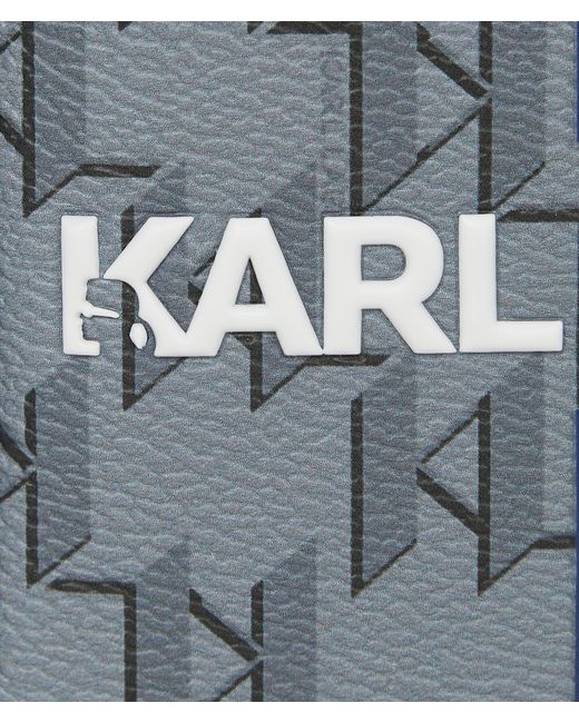 Karl Lagerfeld Black K/monogram Klassik Crossbody Bag for men